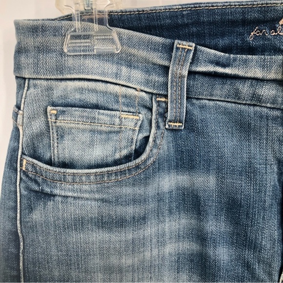 Seven for all‎ mankind women’s Hi waist, ankle skinny jean Blue size 28 - Picture 4 of 15